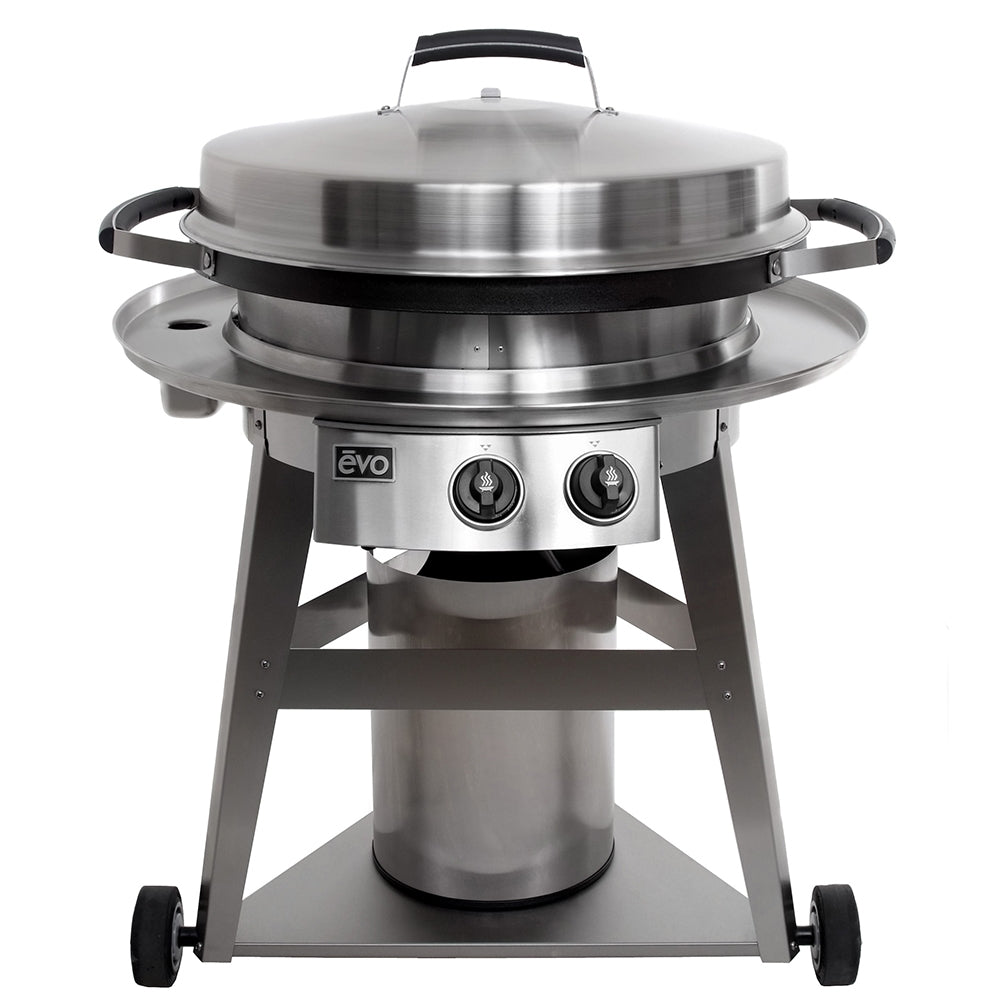 Professional Wheeled Cart with Seasoned Cooksurface - Fully Assembled