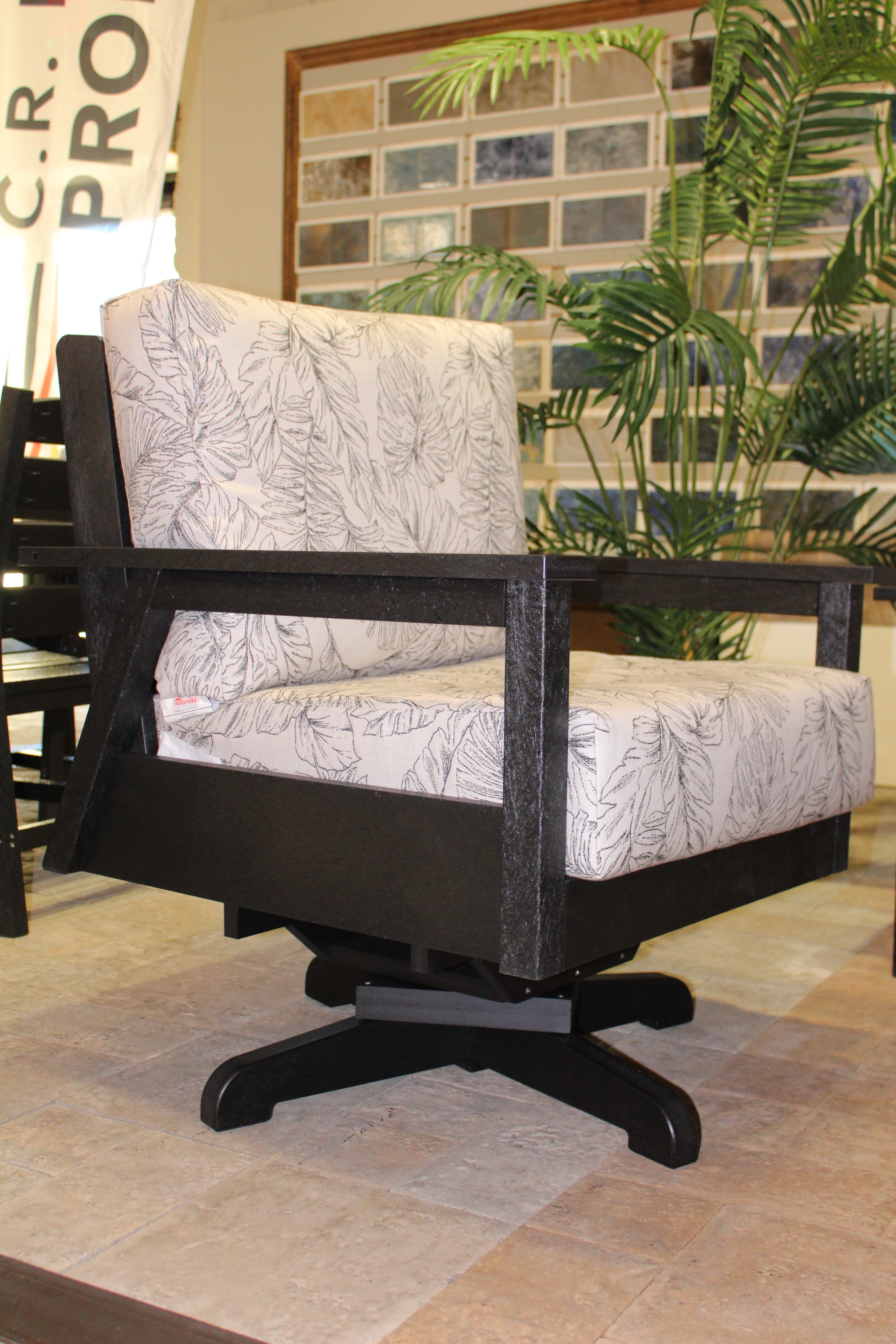 Tofino Swivel Arm Chair- DSF284