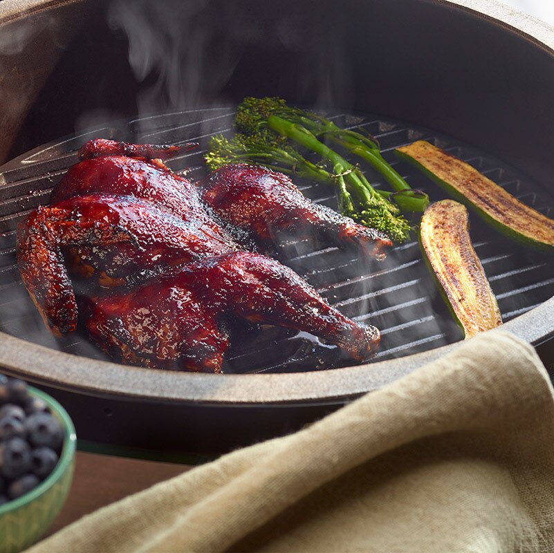 Cast Iron Dual Side Grid for Large EGGspander 18.25 in