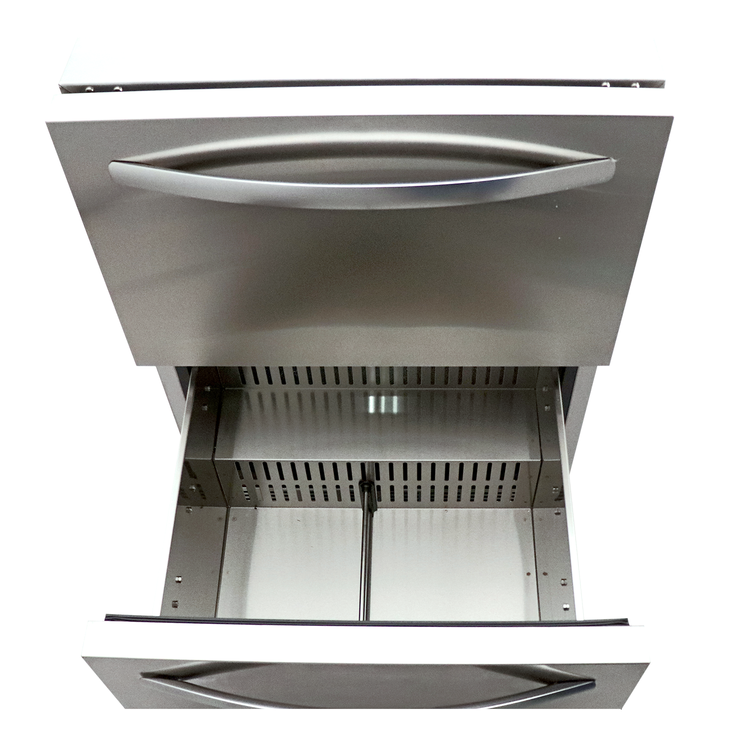 Stainless Two Drawer Refrigerator - UL Rated