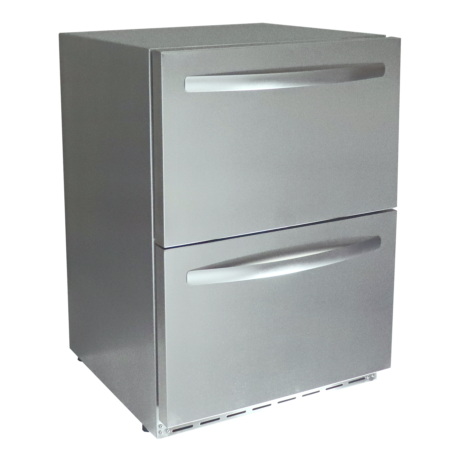 Stainless Two Drawer Refrigerator - UL Rated