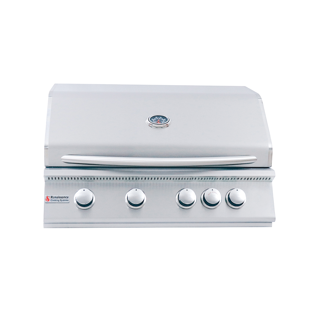 32" Premier Grill W/Rear Burner