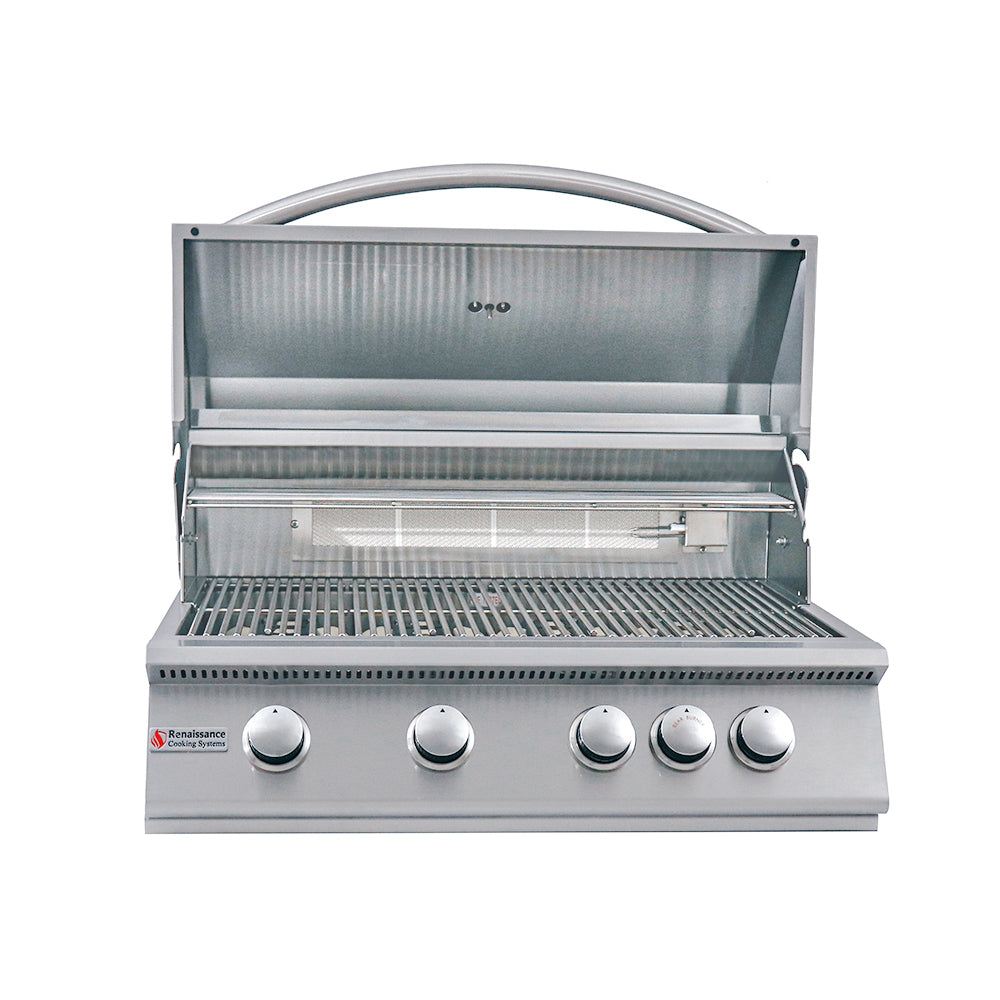 32" Premier Grill W/Rear Burner