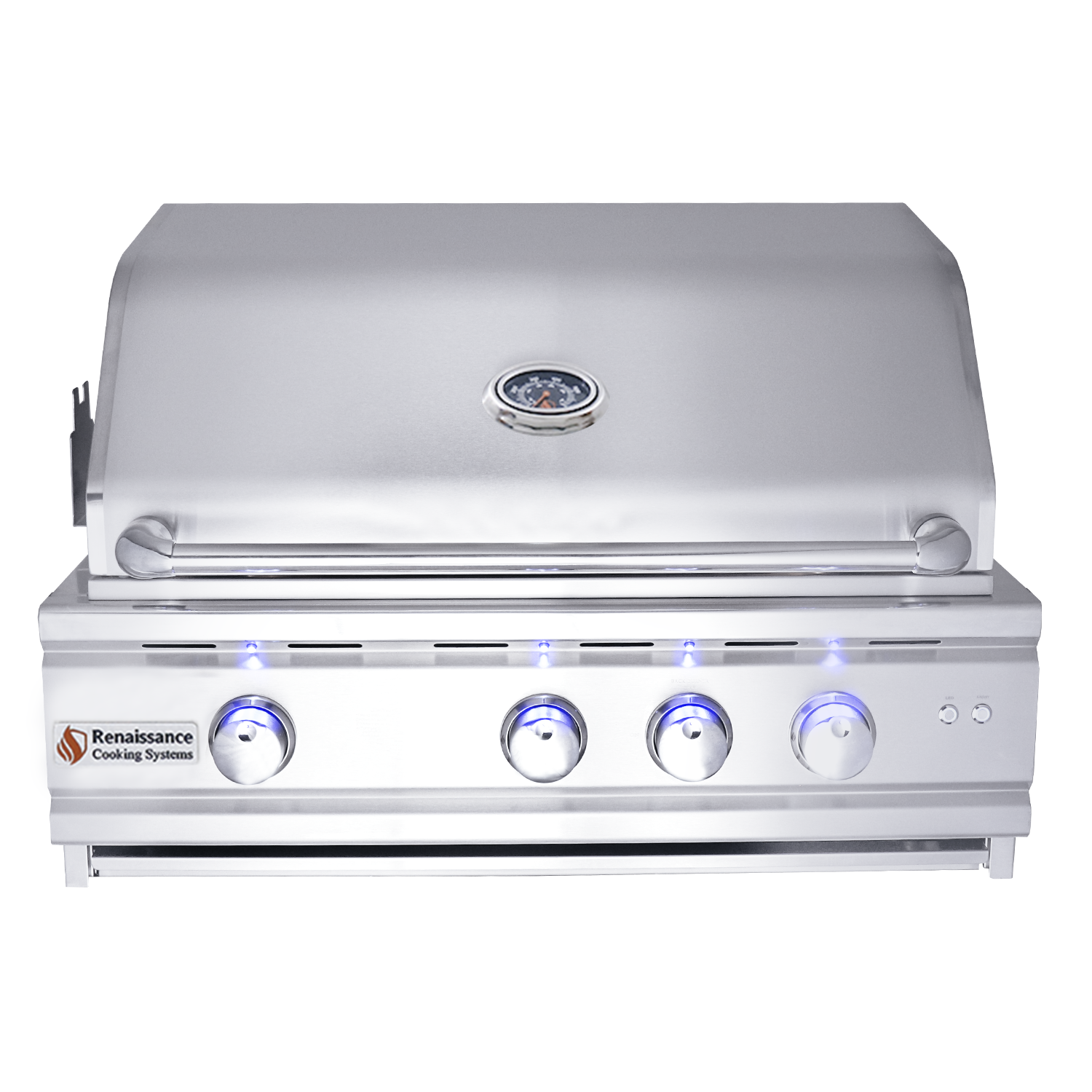30" Cutlass Pro Grill, Blue LED W/Rear Burner