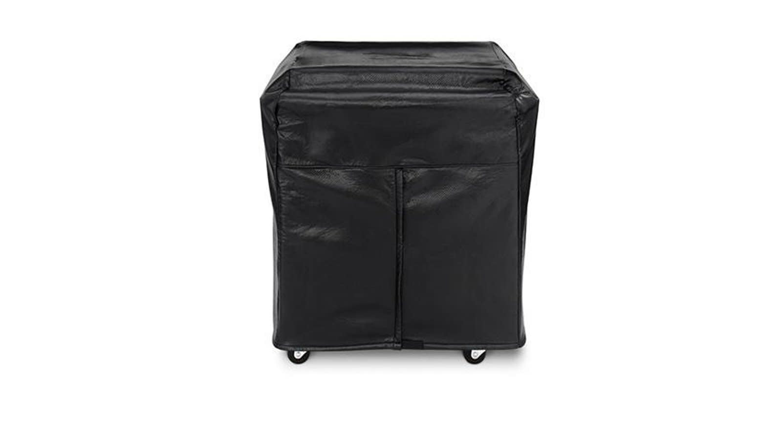 30” Carbon Fiber Vinyl Cover Asado Freestanding