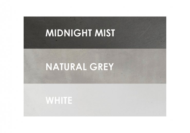 White Cove 54" Linear Gas Fire Pit Table