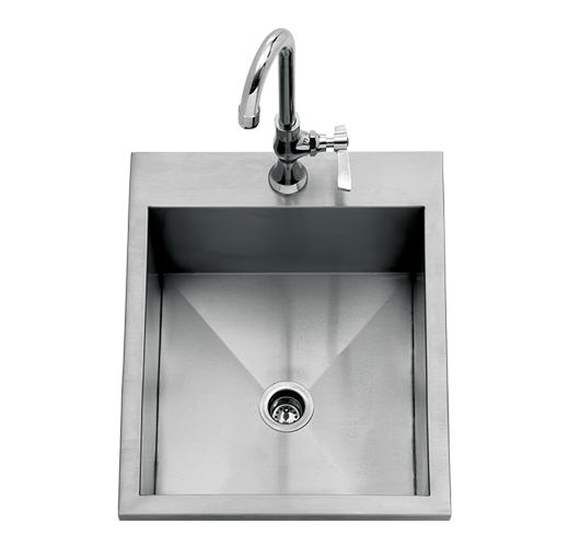 15'' Delta Heat Outdoor Sink  (Cold Faucet Included)