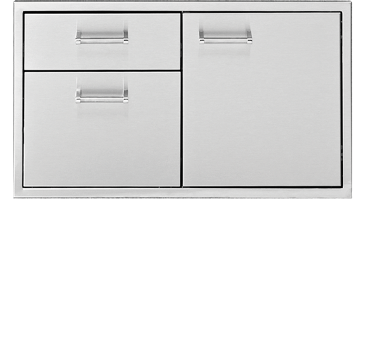 30'' Delta Heat Door 2-Drawer Combo