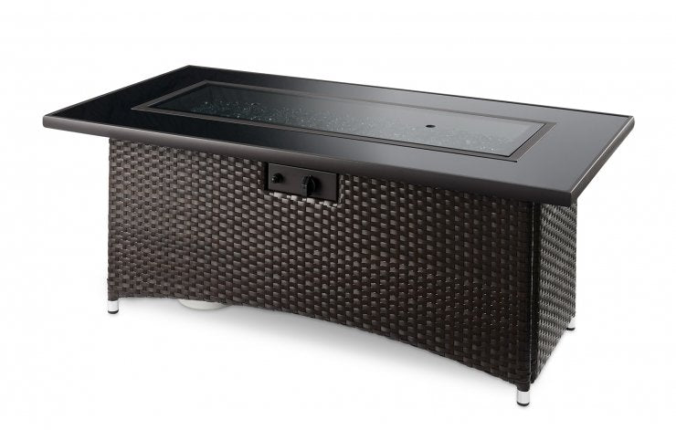 Montego Linear Gas Fire Pit Table