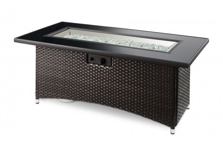 Montego Linear Gas Fire Pit Table