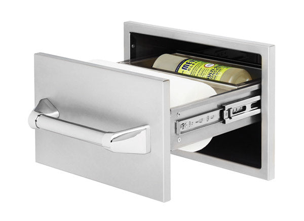 15" Twin Eagles Paper Towel Holder w/ Towel Bar and Compartment