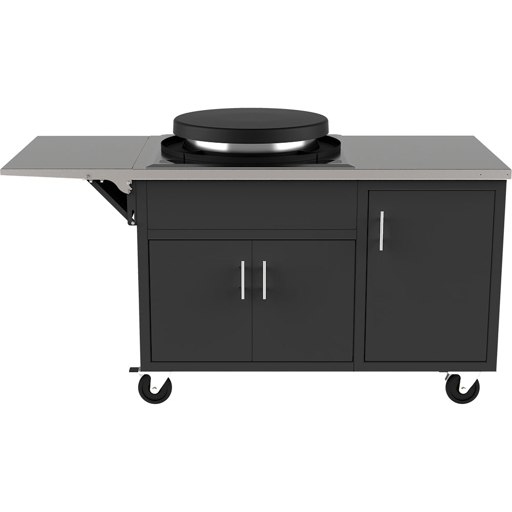 Centre 23E Drop-In with Ceramic-Clad Steel Cooksurface Electric - Fully Assembled for Outdoor Use