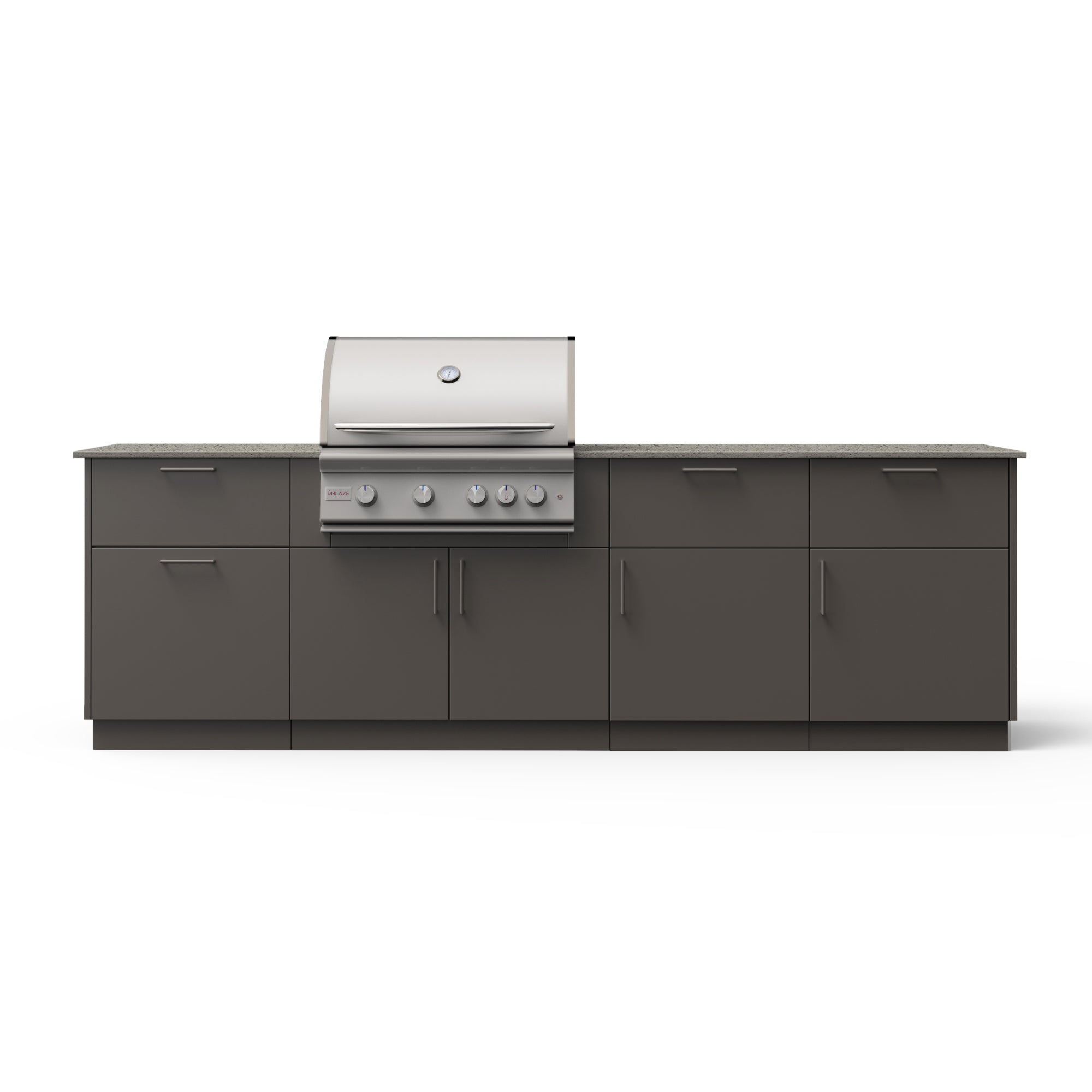 Blaze High Noon 10-Ft Outdoor Kitchen Island with 32-inch LTE+ Grill