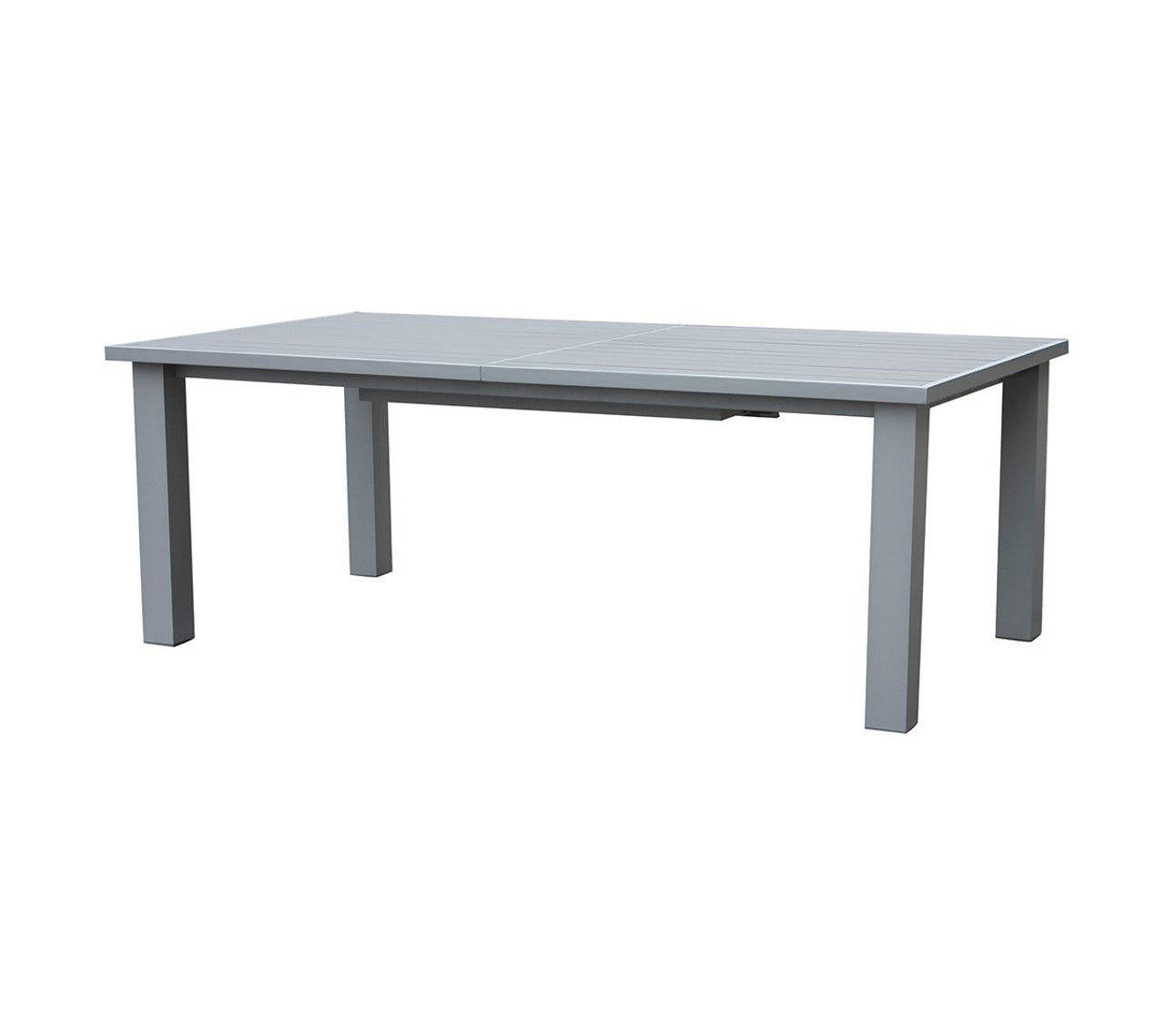 Mezo Extendable Table w/Alum Slat Top