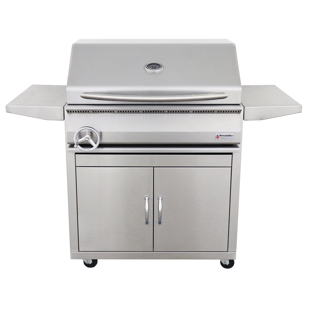 32" Premier Freestanding Charcoal Grill