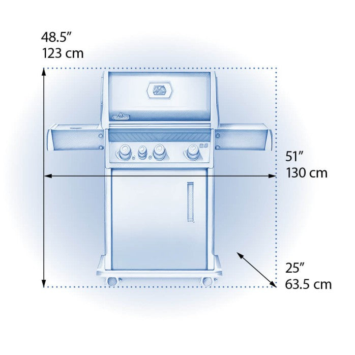 Rogue® XT 425 Gas Grill with Infrared Side Burner