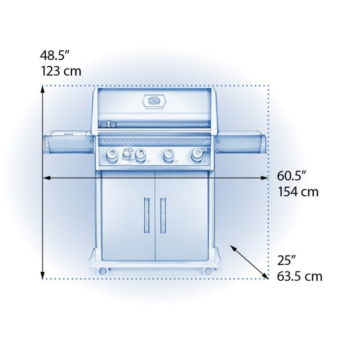 Rogue® XT 525 Gas Grill with Infrared Side Burner