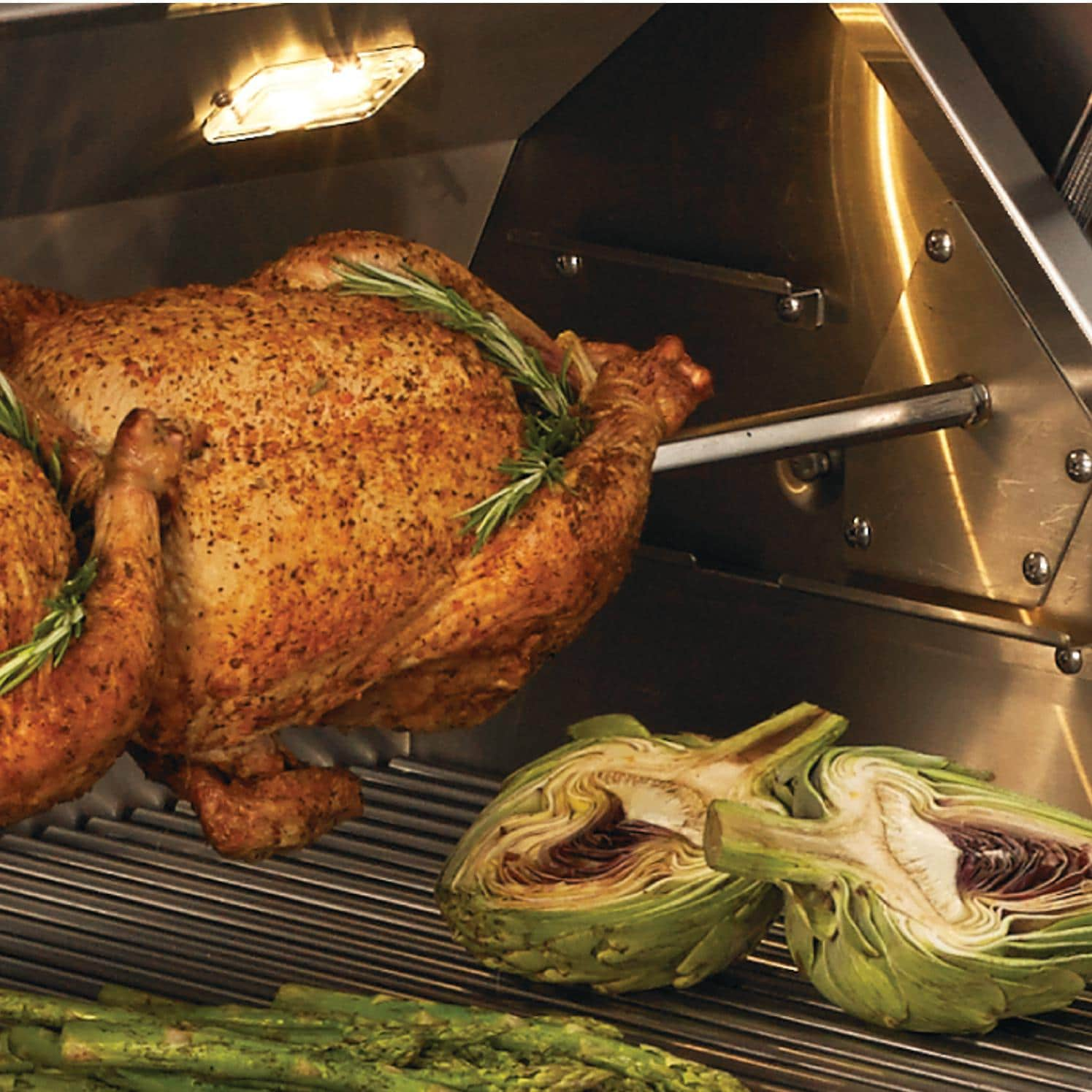 36" Twin Eagles Pellet Grill and Smoker with Rotisserie