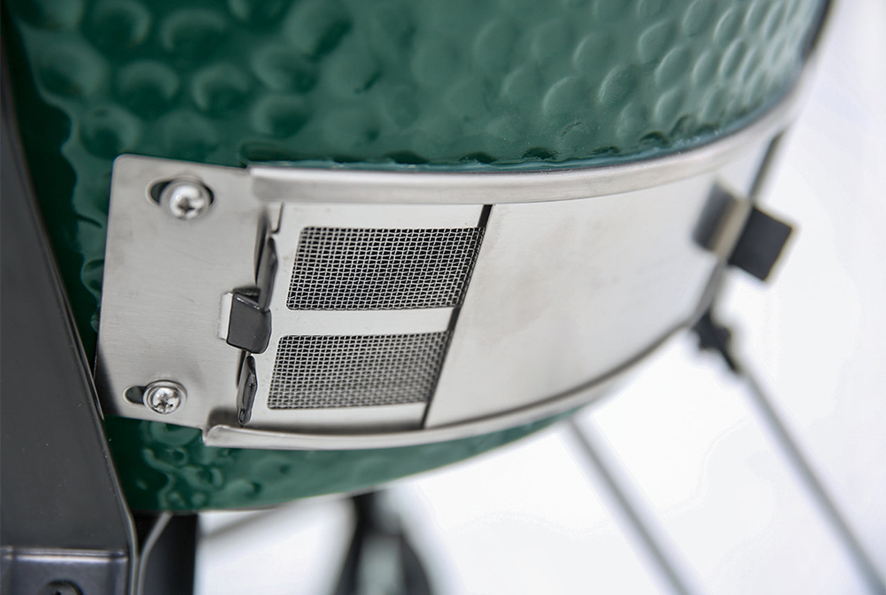 Large Big Green Egg in Acacia Table Package