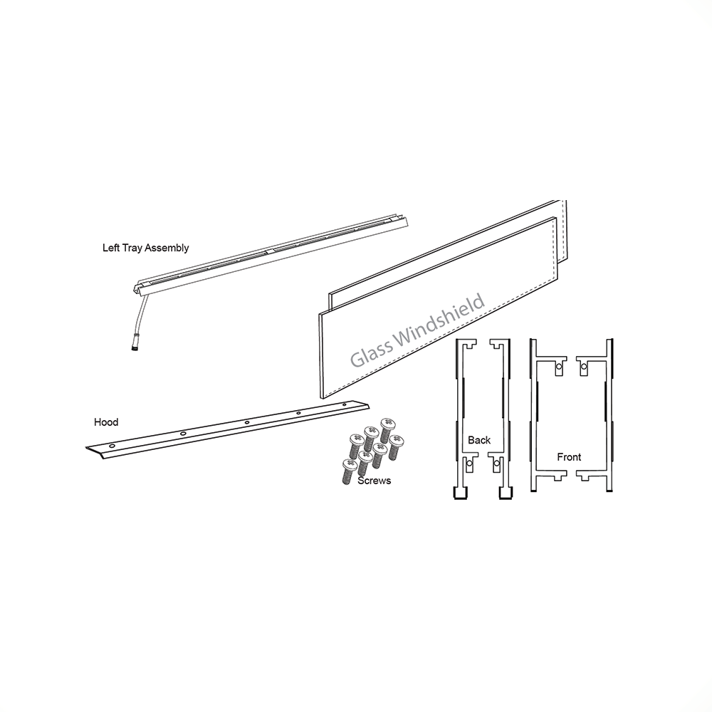 60" Cedar Creek See-Through Conversion Kit