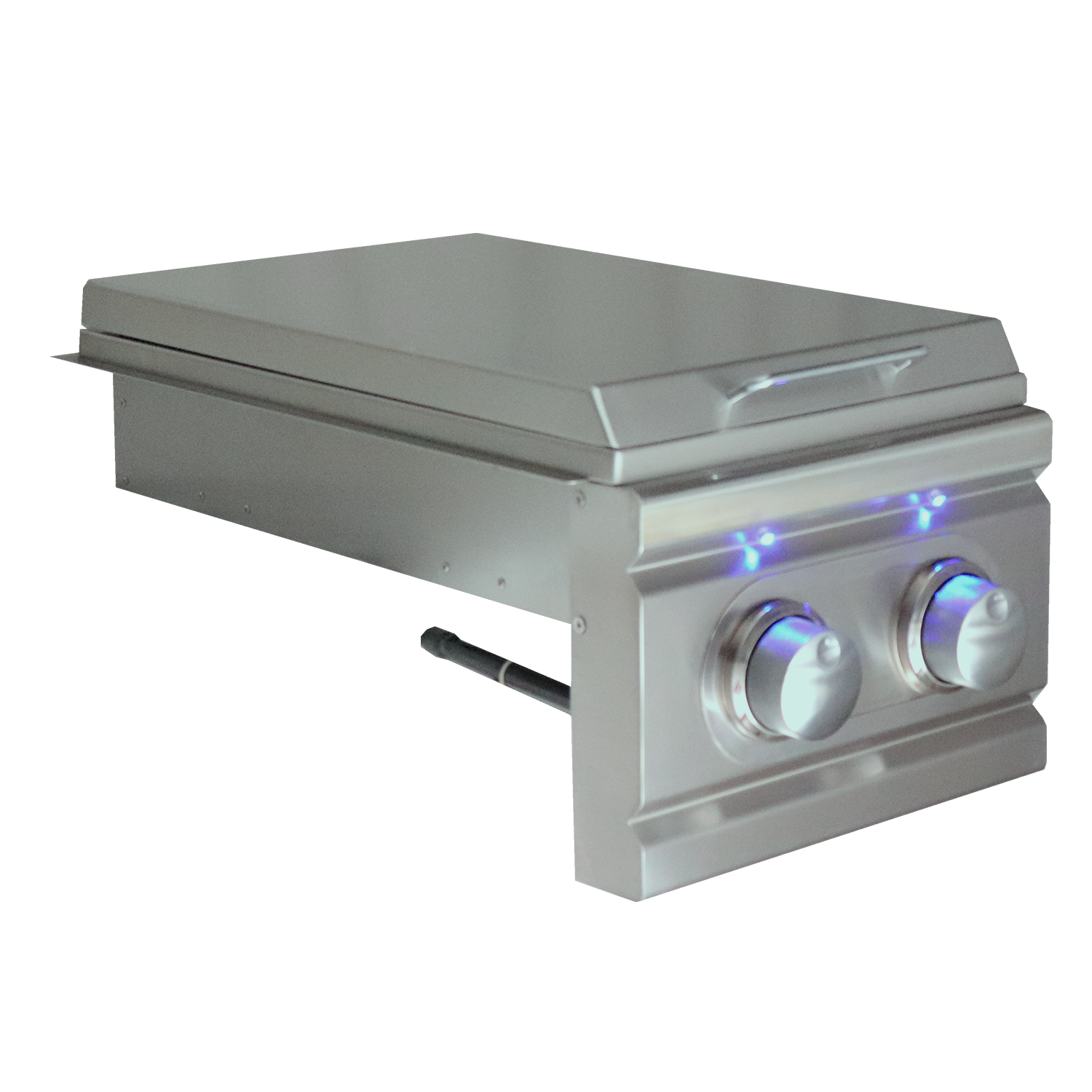 Cutlass Pro Double Side Burner, Slide-In W/ Blue LED