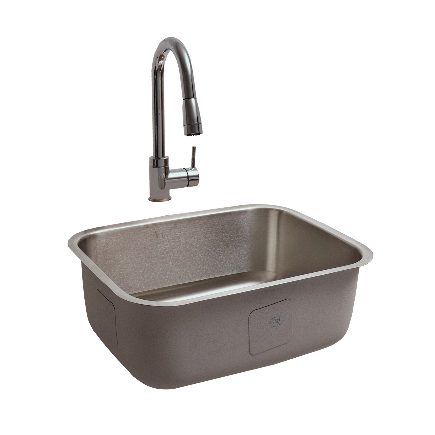 Stainless Undermount Sink & Faucet