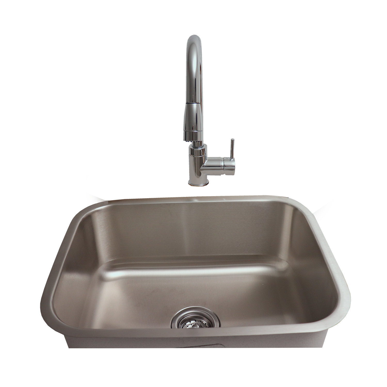 Stainless Undermount Sink & Faucet