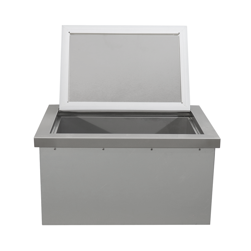 Valiant Stainless Drop-In Cooler/ Ice Container - Fully Enclosed