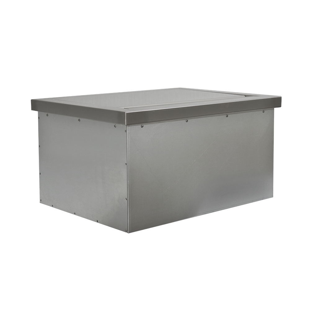 Valiant Stainless Drop-In Cooler/ Ice Container - Fully Enclosed