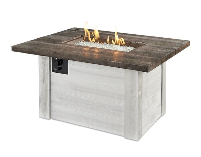 Alcott Rectangular Gas Fire Pit Table