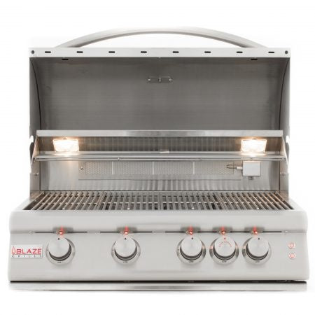 Blaze 4 Burner 32" Gas Grill with Lights