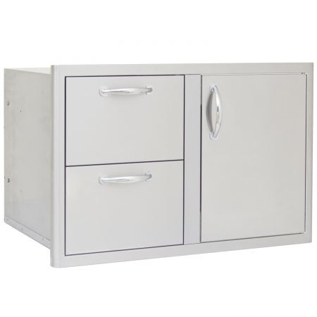 32" Door Drawer Combo