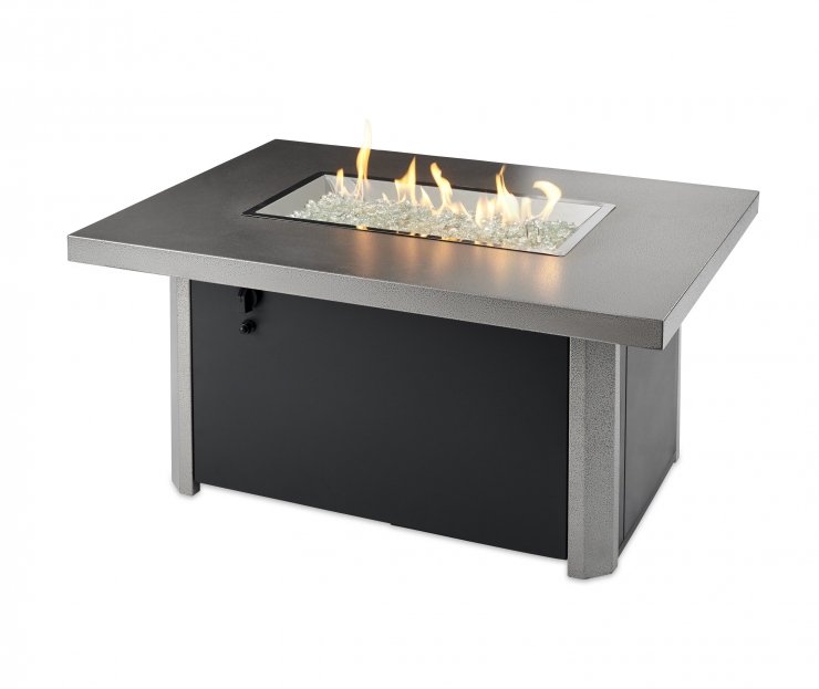 Caden Rectangular Gas Fire Pit Table