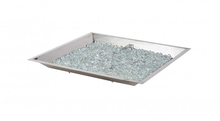 24" x 24" Square Crystal Fire Plus Gas Burner