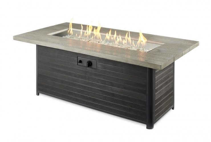 Cedar Ridge Linear Gas Fire Pit Table