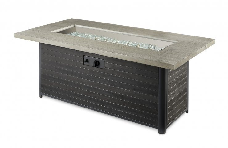 Cedar Ridge Linear Gas Fire Pit Table