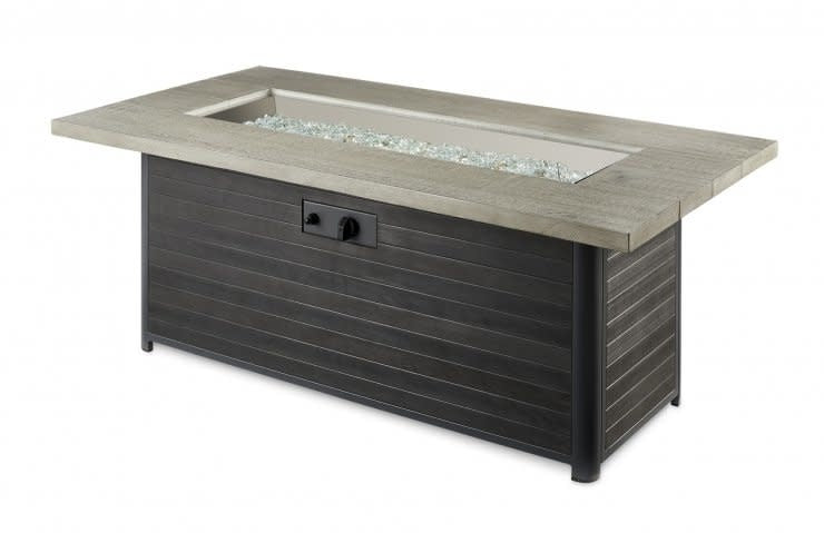 Cedar Ridge Linear Gas Fire Pit Table