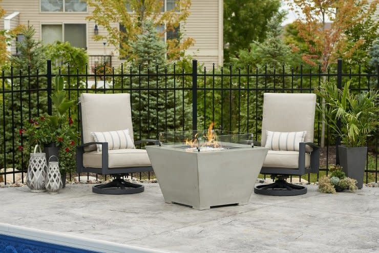 Cove Square Gas Fire Pit Bowl