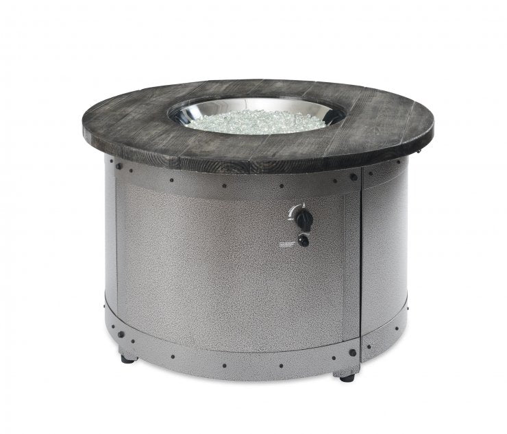 Edison Round Gas Fire Pit Table