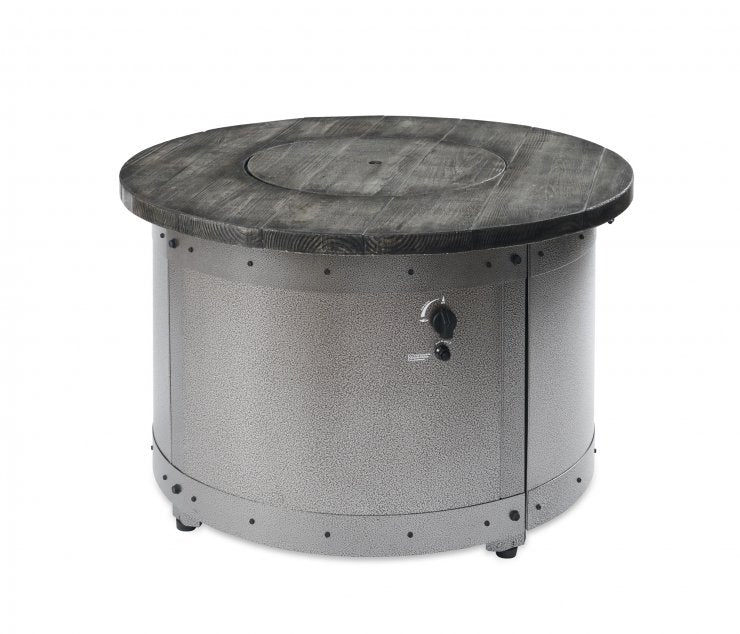 Edison Round Gas Fire Pit Table