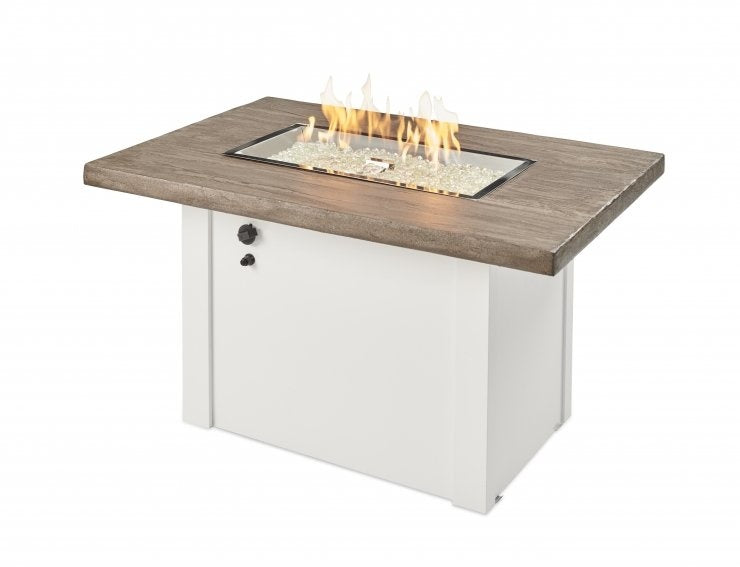 Havenwood Rectangular Gas Fire Pit Table