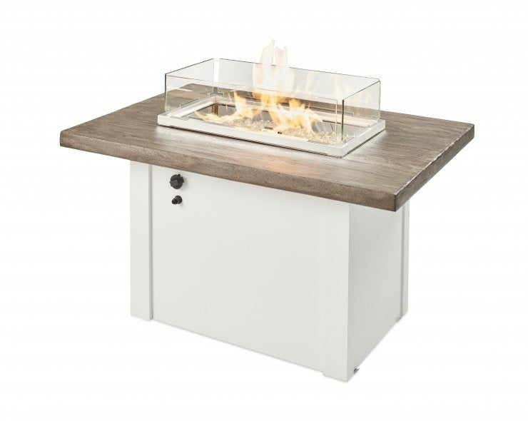 Havenwood Rectangular Gas Fire Pit Table