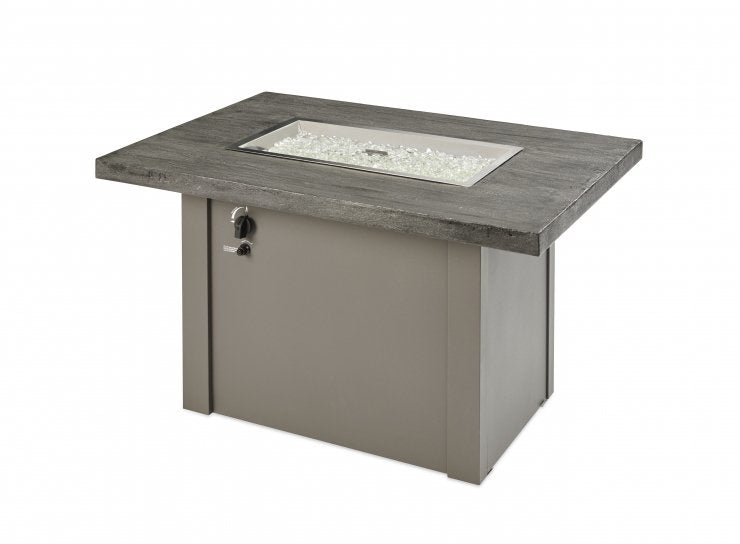 Havenwood Rectangular Gas Fire Pit Table