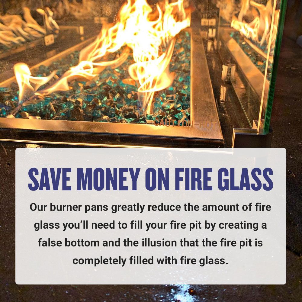 Linear Drop-In Fire Pit Pans