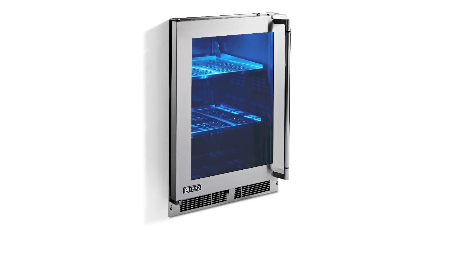 24" Outdoor Glass Door Refrigerator