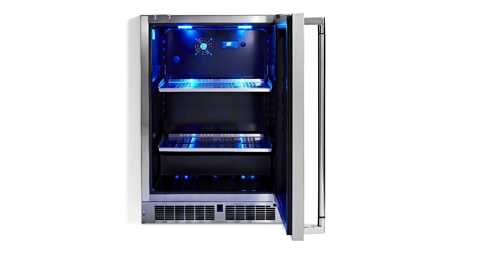 24" Outdoor Glass Door Refrigerator