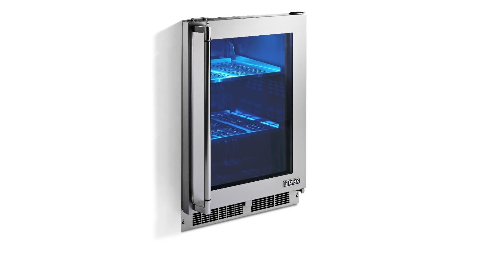 24" Outdoor Glass Door Refrigerator