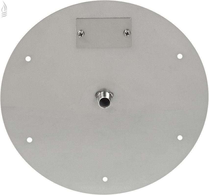 Round Flat Pans w/ Burners (1/2" Nipple)