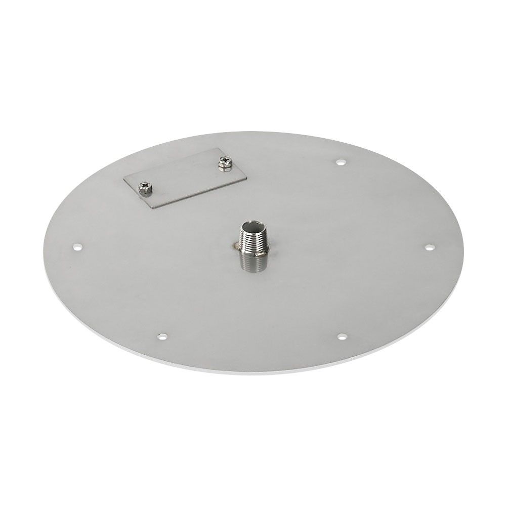 Round Flat Pans w/ Burners (1/2" Nipple)